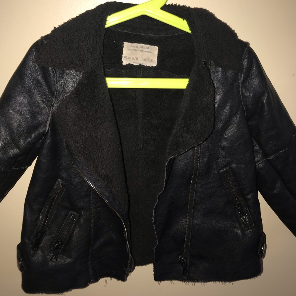 Kids leather jacket